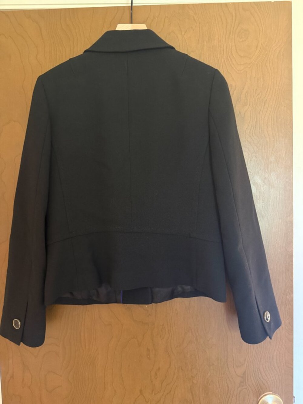 Banana Republic Wool Blend 4-Button Blazer Preppy Normcore 90s Minimalism - Picture 3 of 9